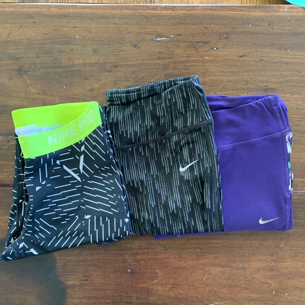 Set of 3 Nike ladies pants